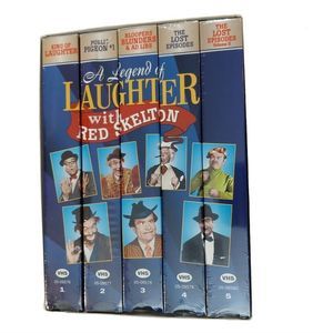 Red Skelton A Legend of Laughter (VHS, 2002, 5-Tape Set) 3 Sealed, King Bloopers